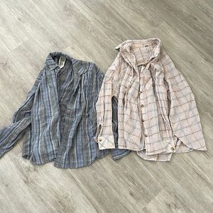 Free People button up bundle